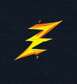 Energiegeladener Blitz